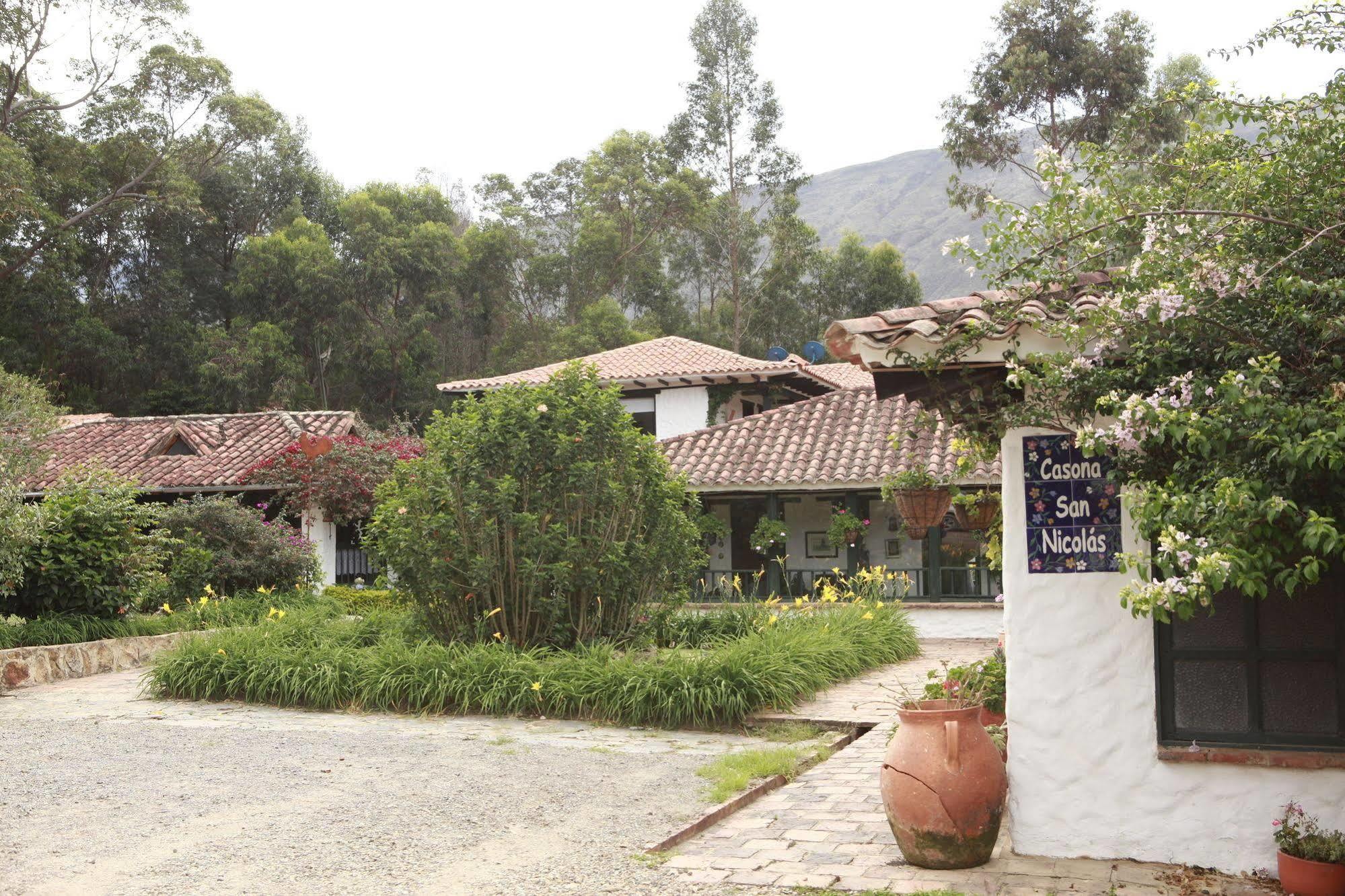 Casa San Nicolas Villa de Leyva Eksteriør bilde